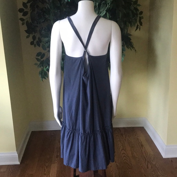 Junarose ASOS Drop Waist Cami Navy Blue Dress XL - Picture 4 of 8